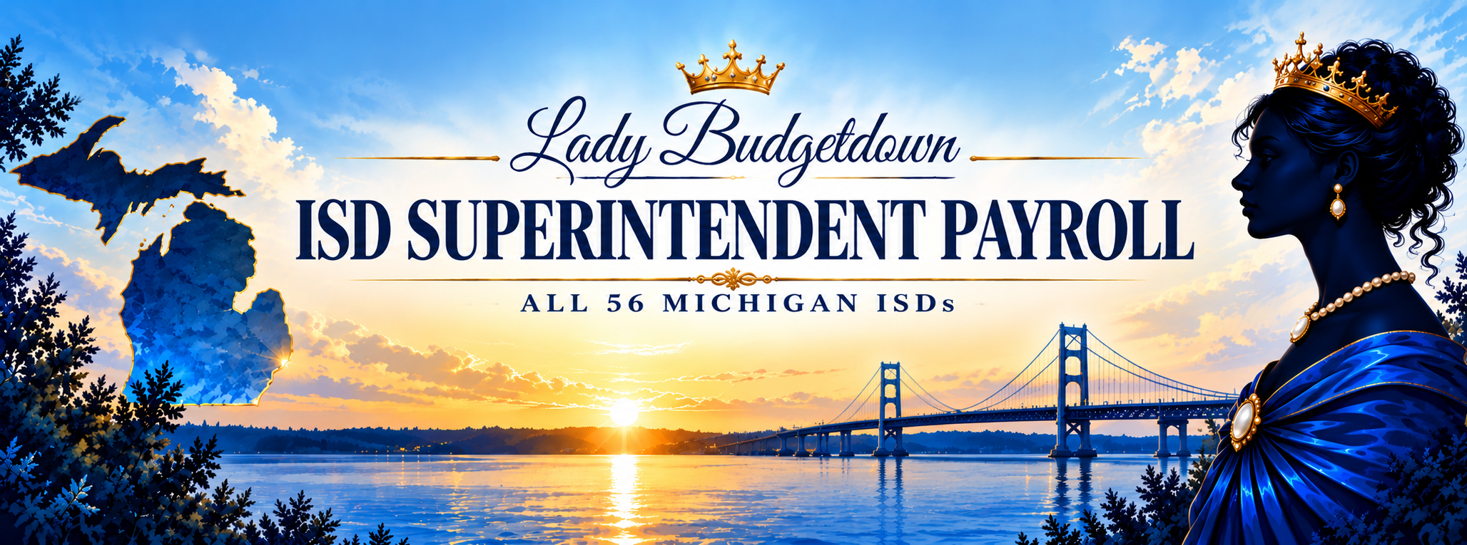 Lady Budgetdown ISD Superintendent Payroll banner